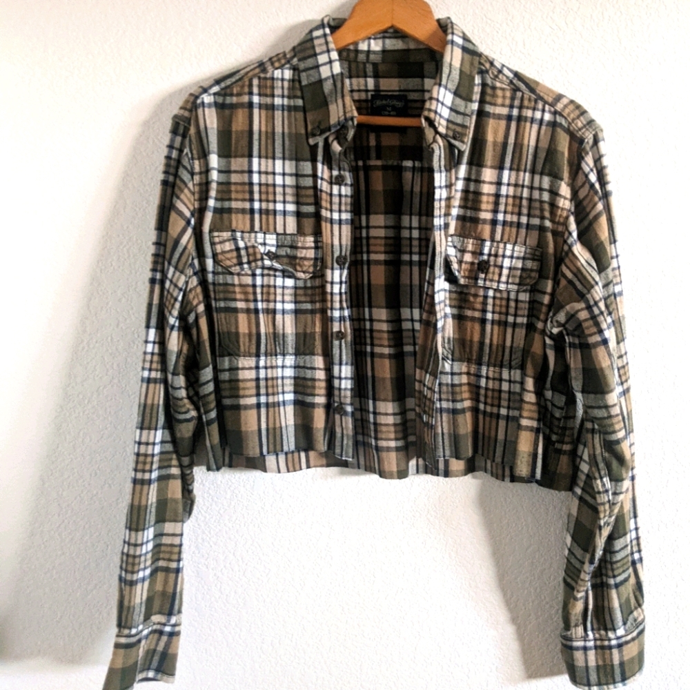 Faded Glory - hand cropped flannel